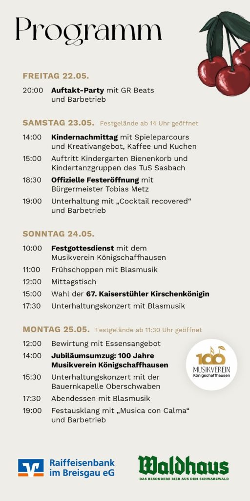 Kirschenfest Flyer 2026 Teil 2